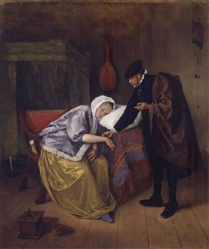 Jan Steen The Sick woman Sweden oil painting art